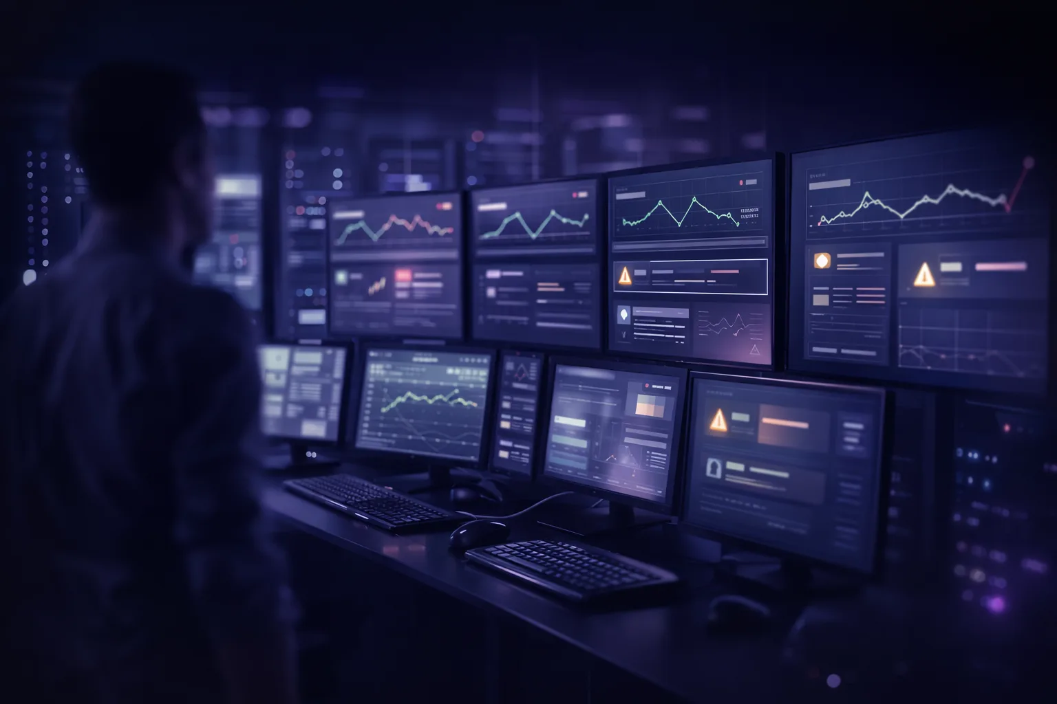 A smart monitoring interface representing safety and property protection automation.